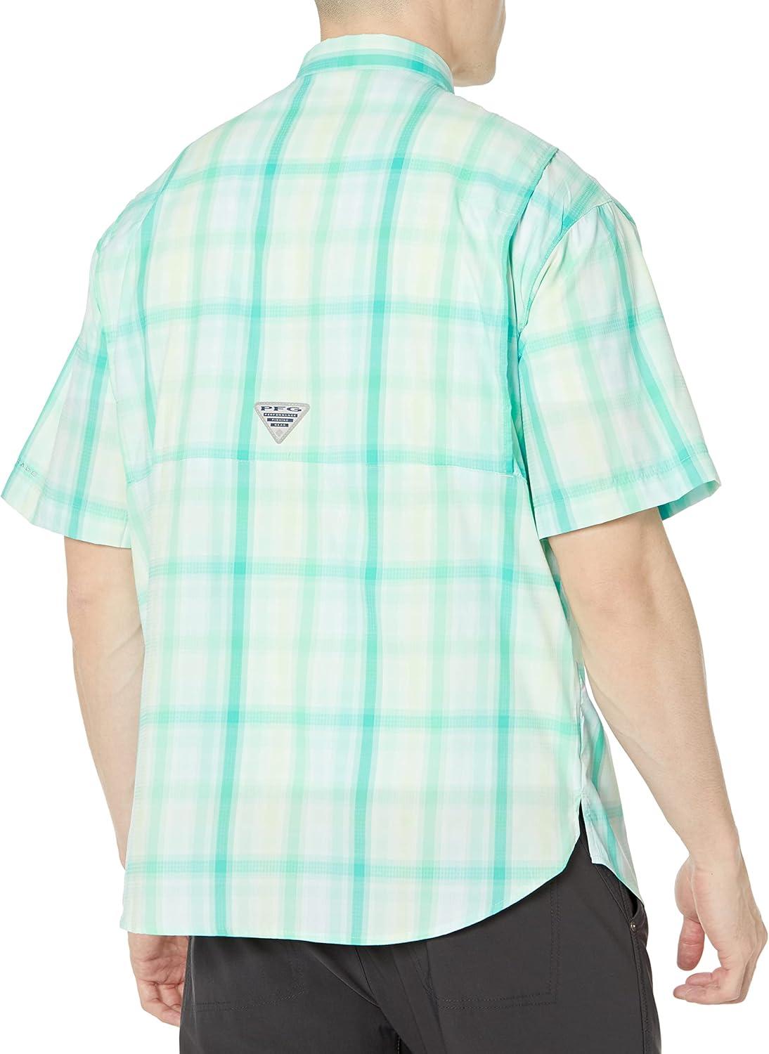 imageColumbia Mens Super Tamiami Long Sleeve ShirtKey West Blur Check