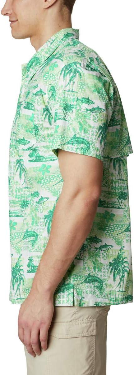 imageColumbia Mens Super Tamiami Long Sleeve ShirtKey West Polynesian Print