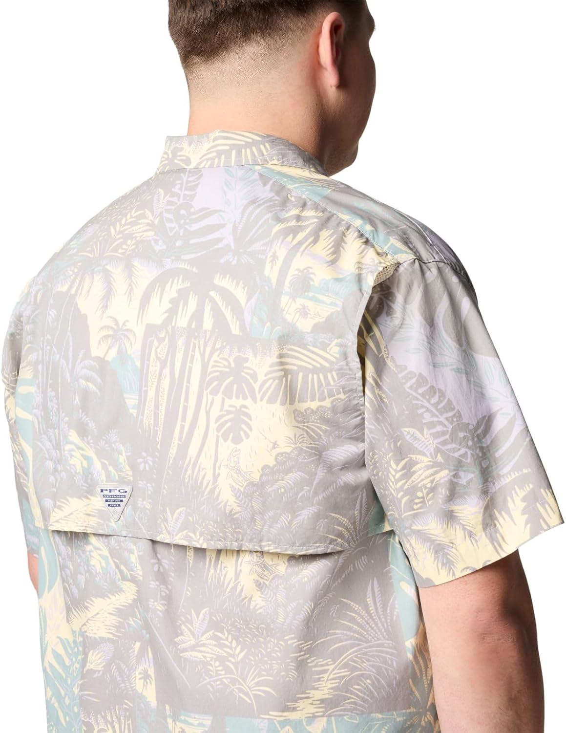 imageColumbia Mens Super Tamiami Long Sleeve ShirtLemon Wash Tarpon Trek