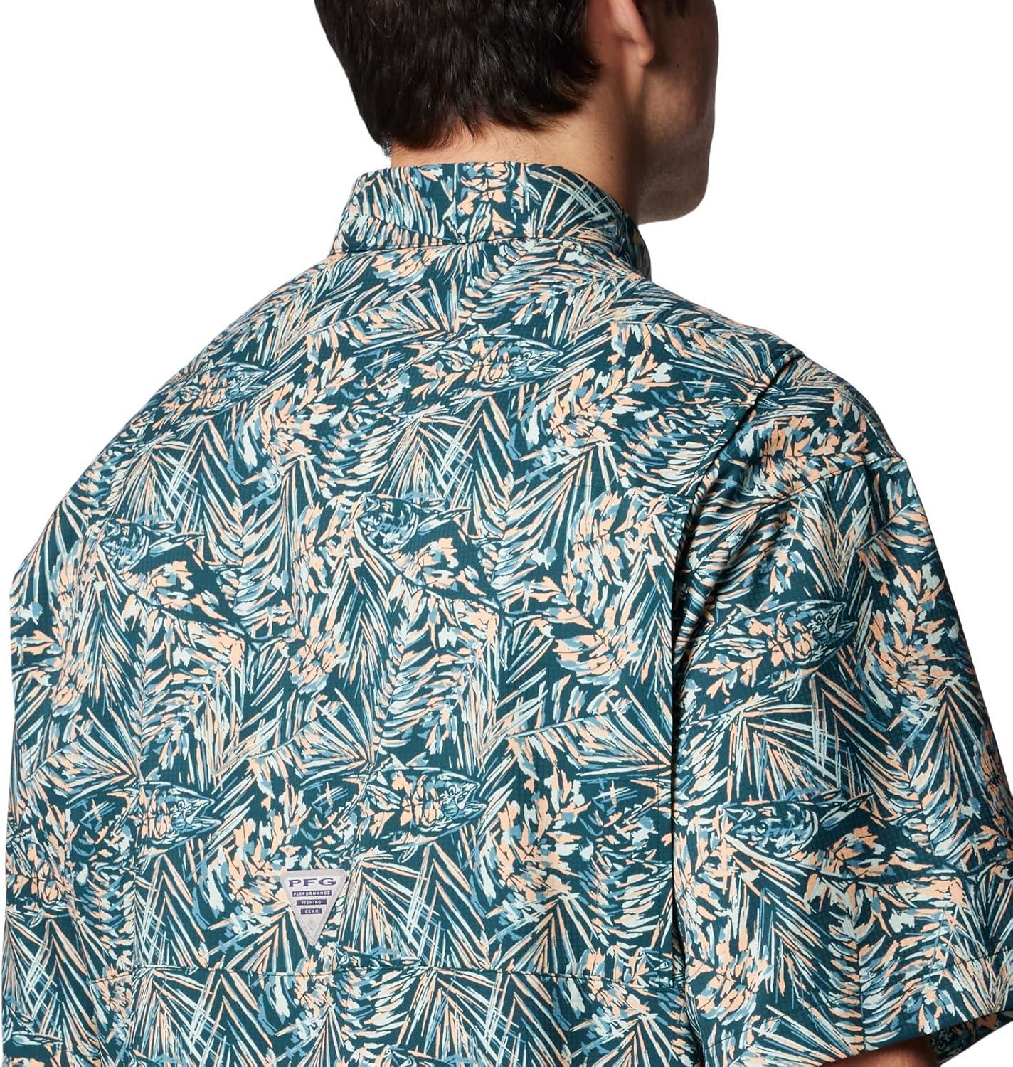 imageColumbia Mens Super Tamiami Long Sleeve ShirtMidnight Teal Tunado