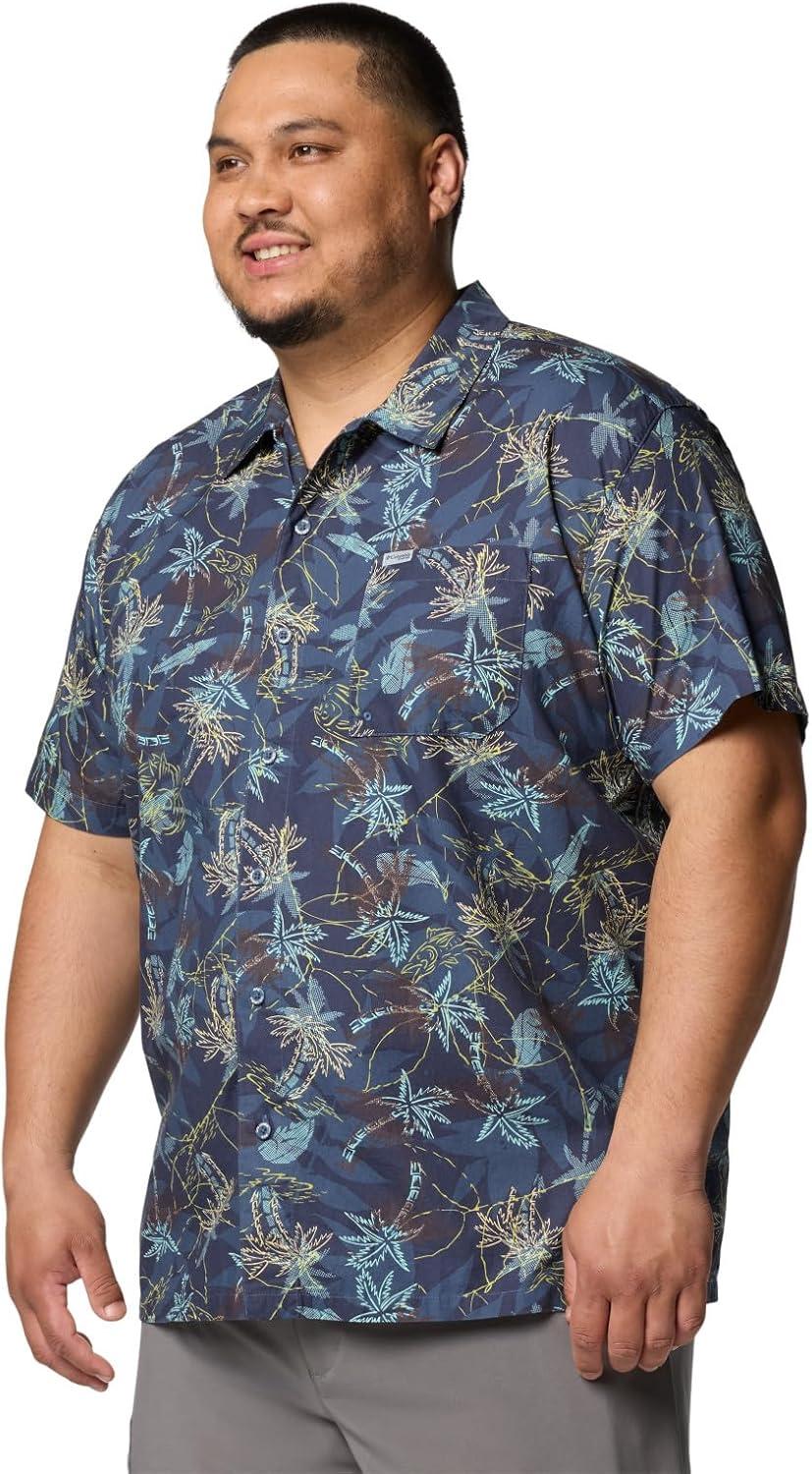 imageColumbia Mens Super Tamiami Long Sleeve ShirtNocturnal Majestic Catch