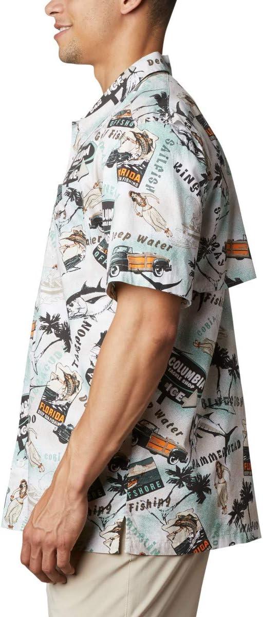 imageColumbia Mens Super Tamiami Long Sleeve ShirtPond Offshore Archive Print