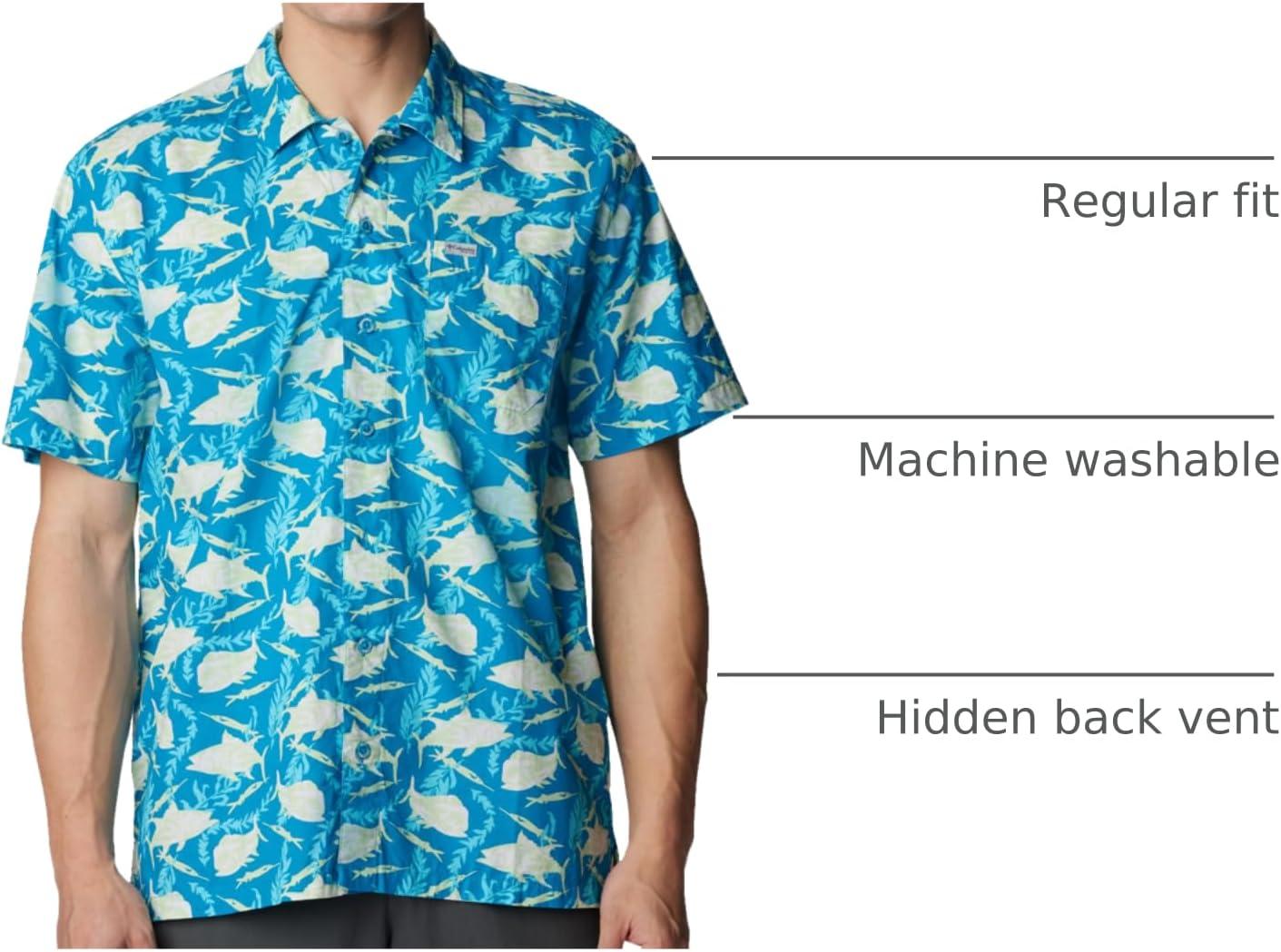 imageColumbia Mens Super Tamiami Long Sleeve ShirtPool Ballybait Print