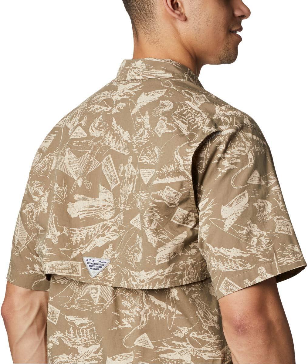 imageColumbia Mens Super Tamiami Long Sleeve ShirtSage Freshwater Roots Print