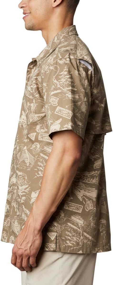 imageColumbia Mens Super Tamiami Long Sleeve ShirtSage Freshwater Roots Print