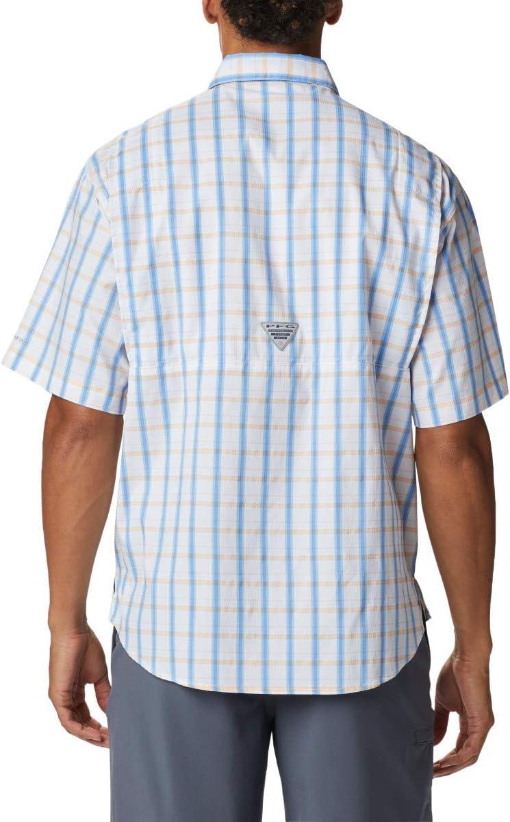 imageColumbia Mens Super Tamiami Long Sleeve ShirtSail Plaid