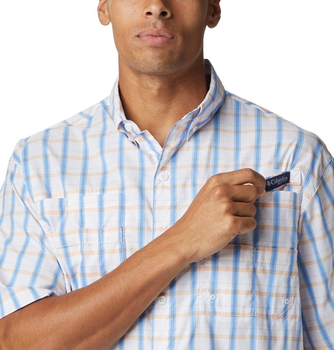 imageColumbia Mens Super Tamiami Long Sleeve ShirtSail Plaid