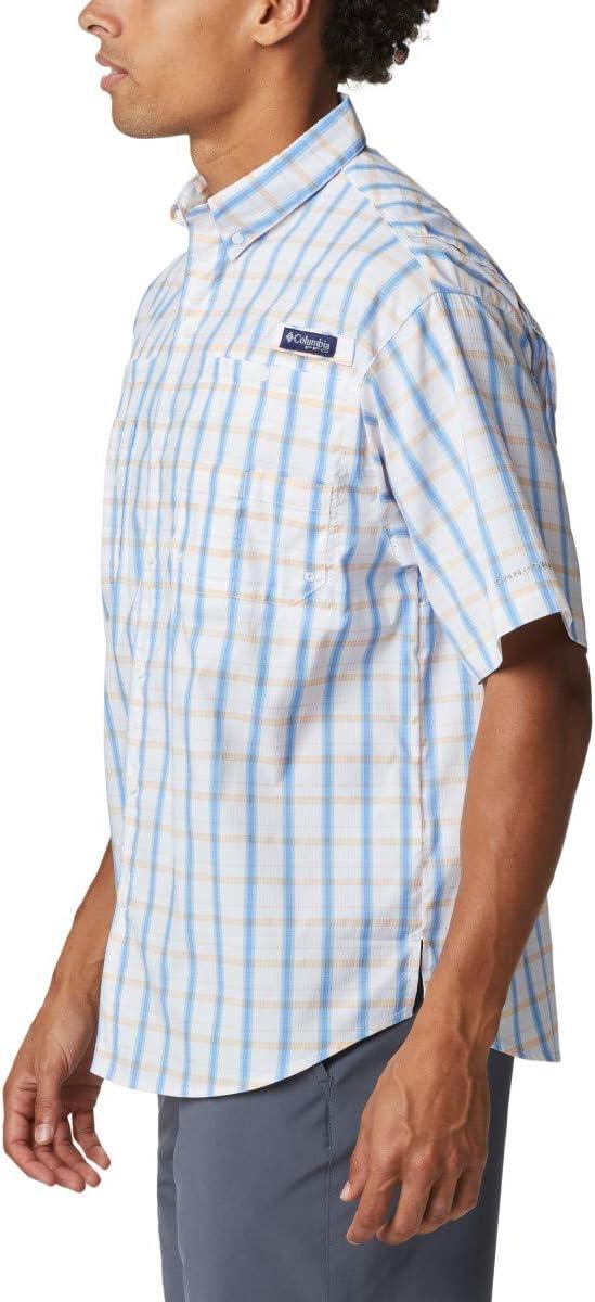 imageColumbia Mens Super Tamiami Long Sleeve ShirtSail Plaid