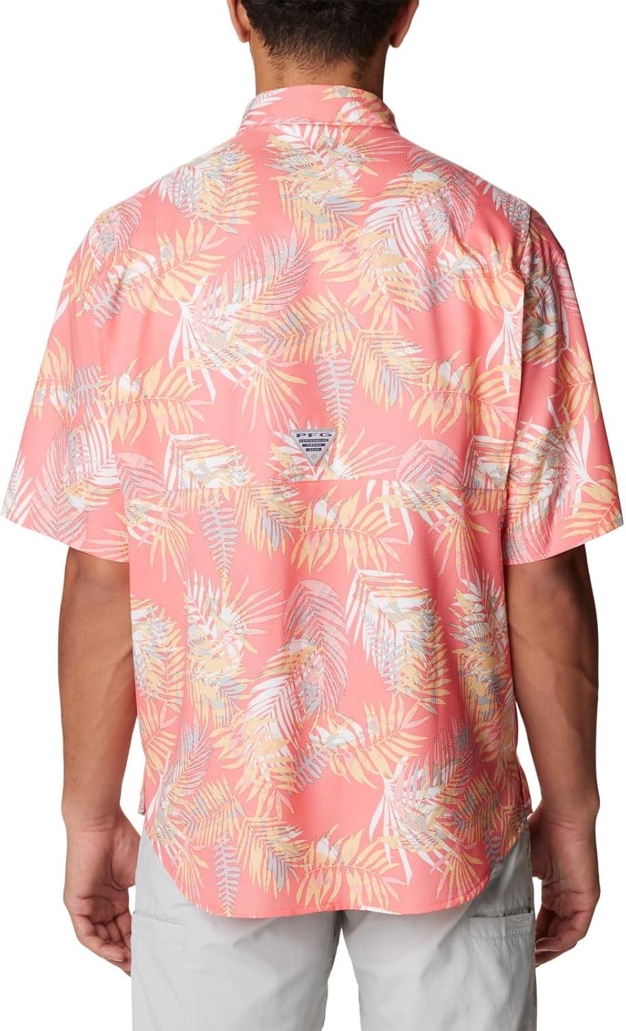 imageColumbia Mens Super Tamiami Long Sleeve ShirtSalmon Tunatropic Print