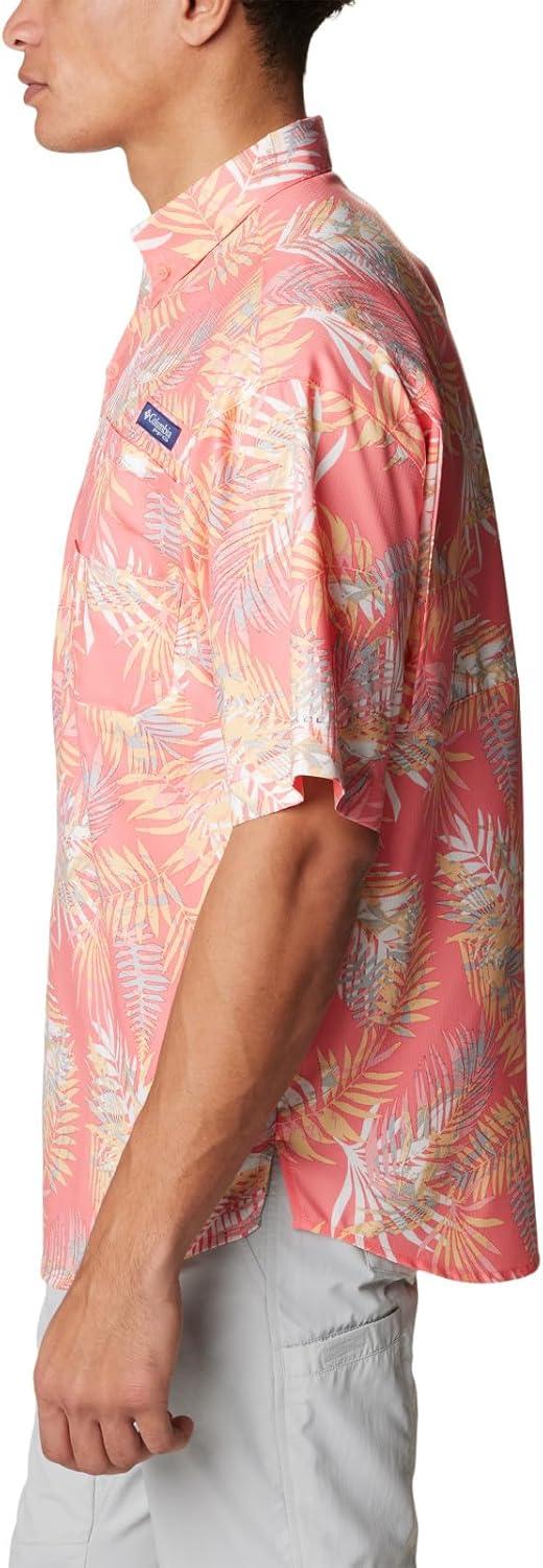 imageColumbia Mens Super Tamiami Long Sleeve ShirtSalmon Tunatropic Print