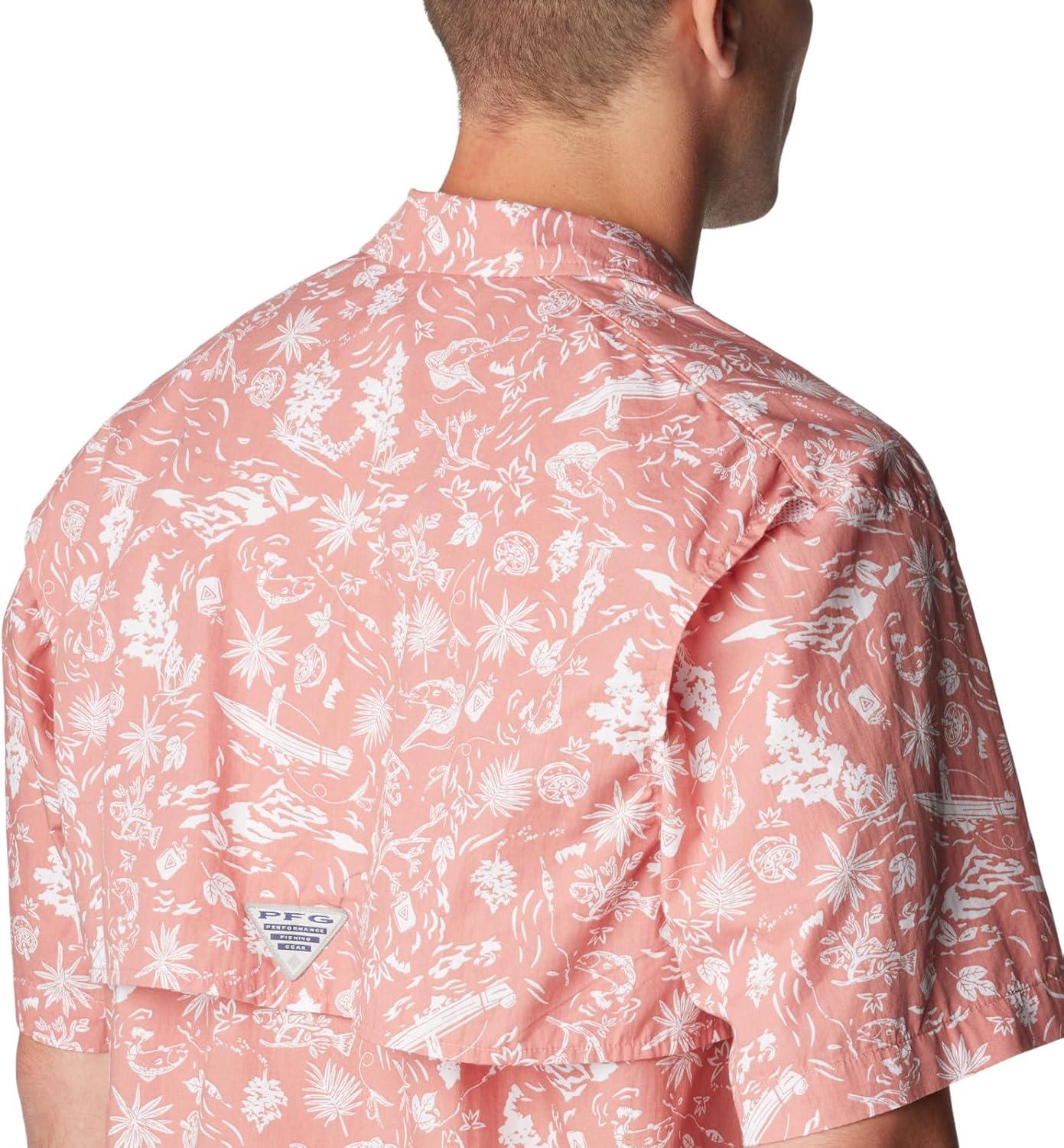imageColumbia Mens Super Tamiami Long Sleeve ShirtSandalwood PinkKahawai