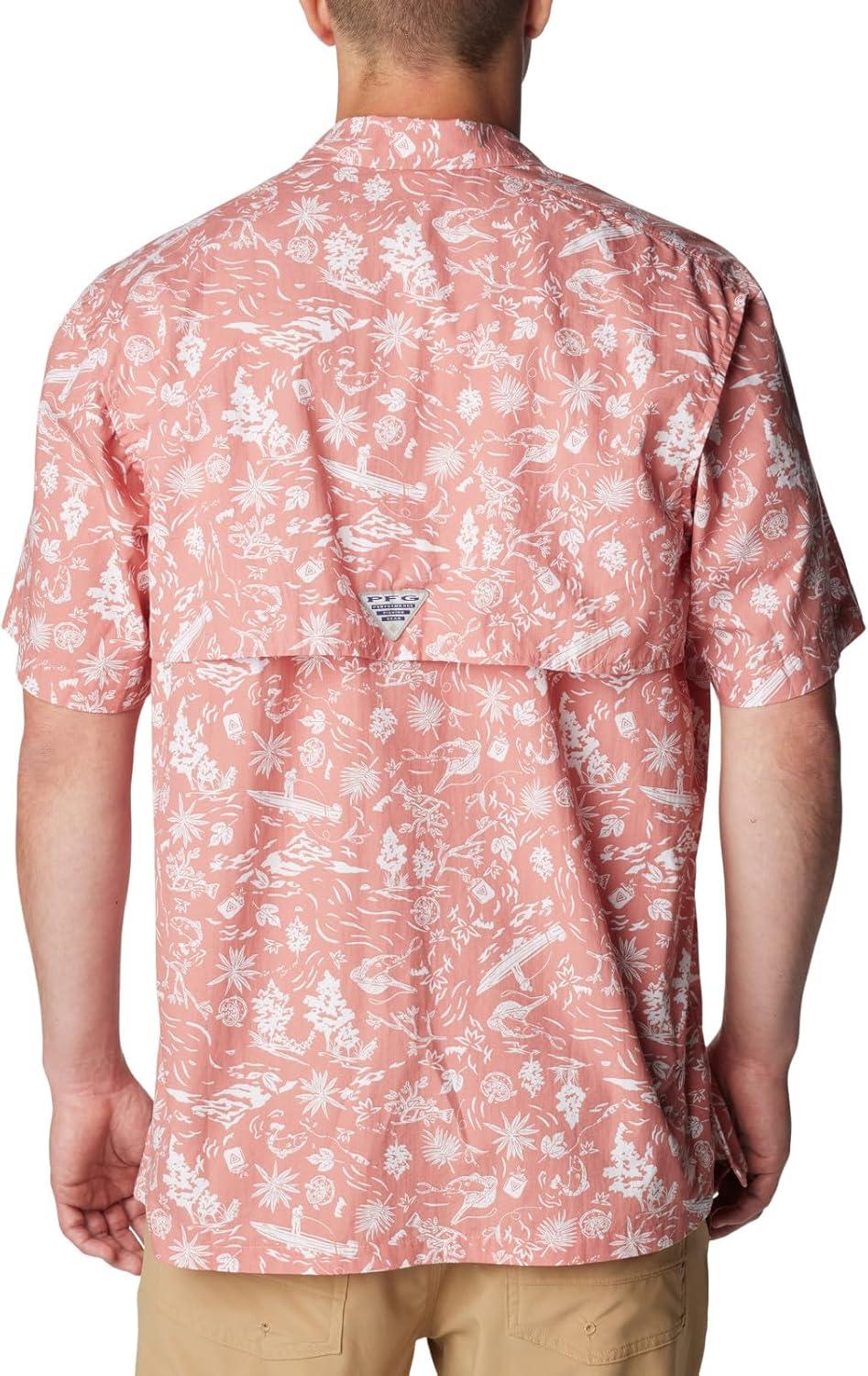imageColumbia Mens Super Tamiami Long Sleeve ShirtSandalwood PinkKahawai