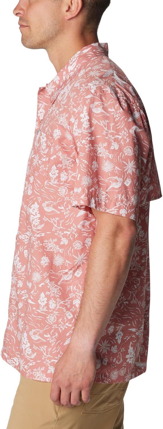imageColumbia Mens Super Tamiami Long Sleeve ShirtSandalwood PinkKahawai