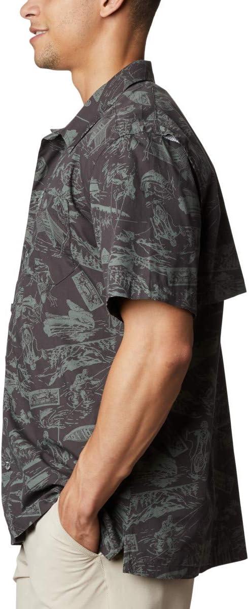 imageColumbia Mens Super Tamiami Long Sleeve ShirtShark Freshwater Roots Print