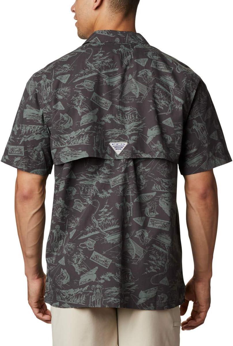 imageColumbia Mens Super Tamiami Long Sleeve ShirtShark Freshwater Roots Print