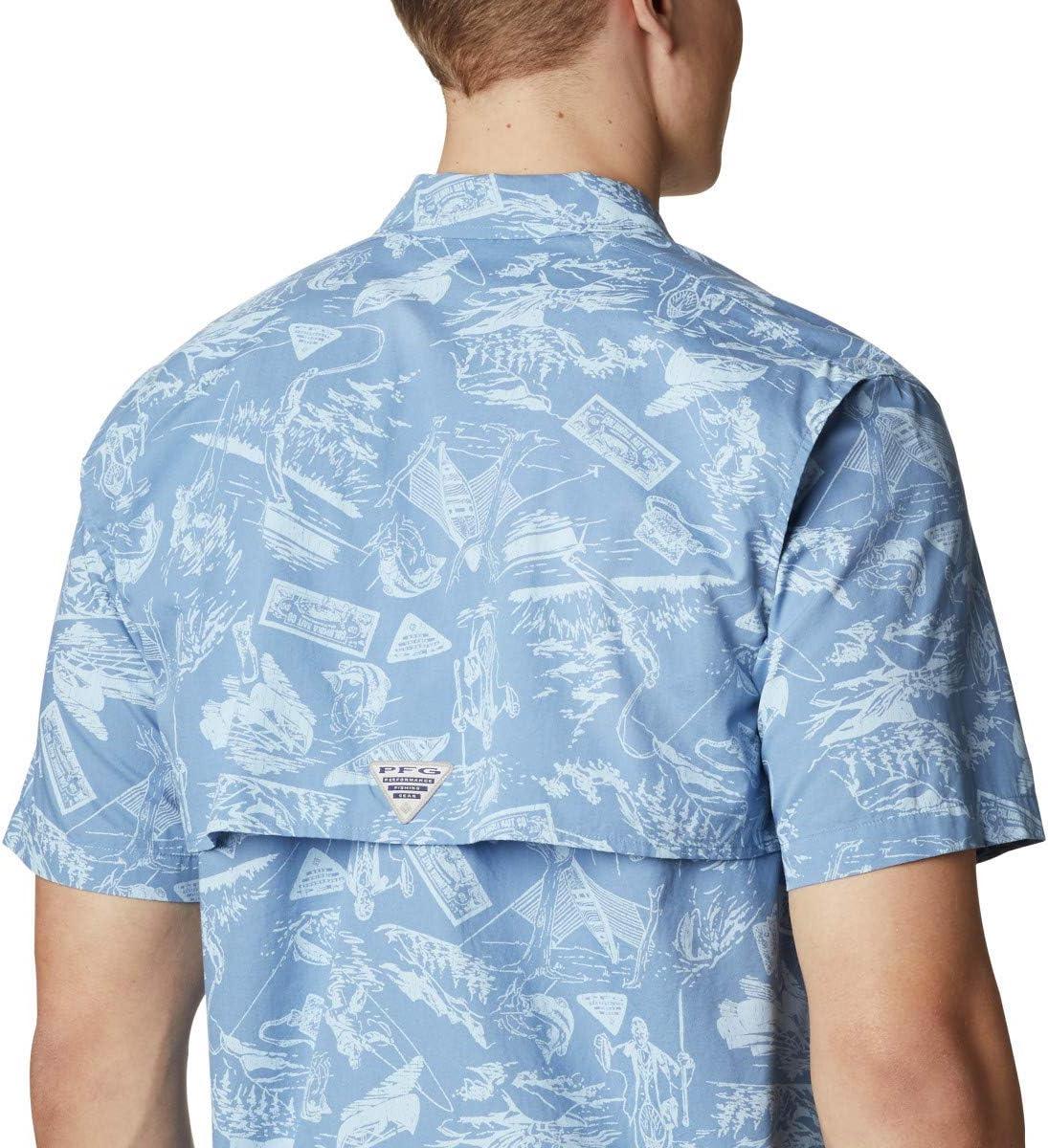 imageColumbia Mens Super Tamiami Long Sleeve ShirtSkyler Freshwater Roots Print