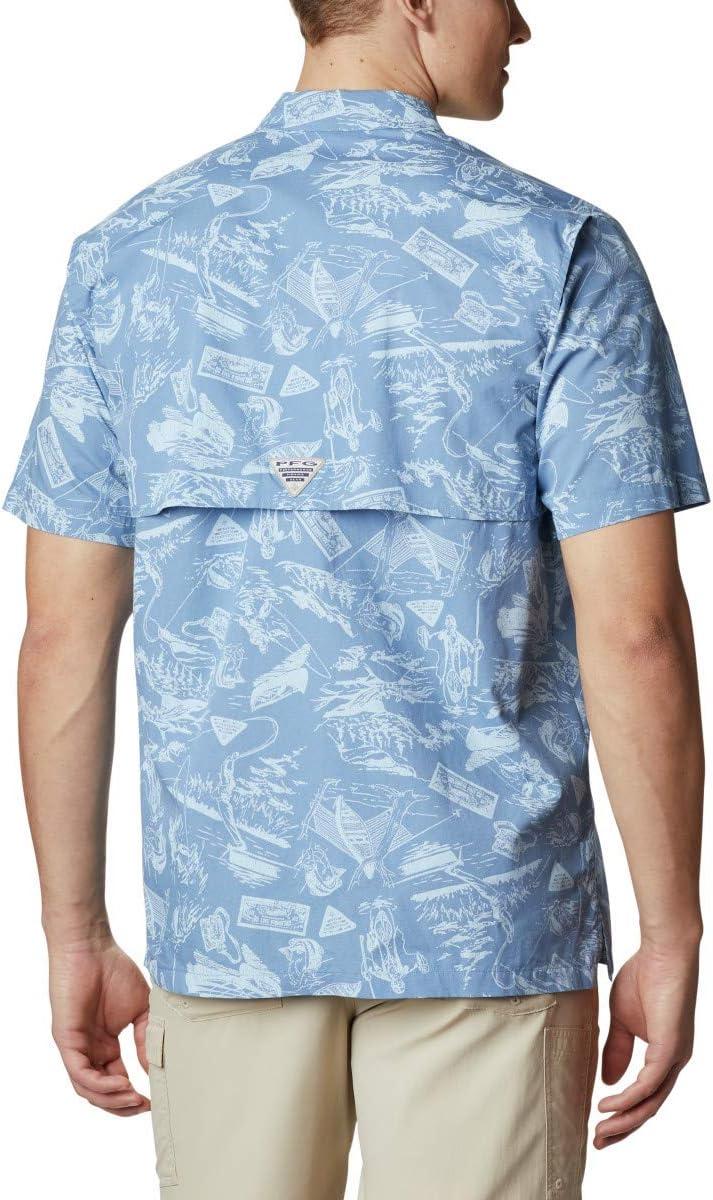 imageColumbia Mens Super Tamiami Long Sleeve ShirtSkyler Freshwater Roots Print