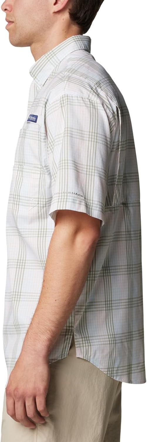 imageColumbia Mens Super Tamiami Long Sleeve ShirtSmokey Sage All Over Gingham