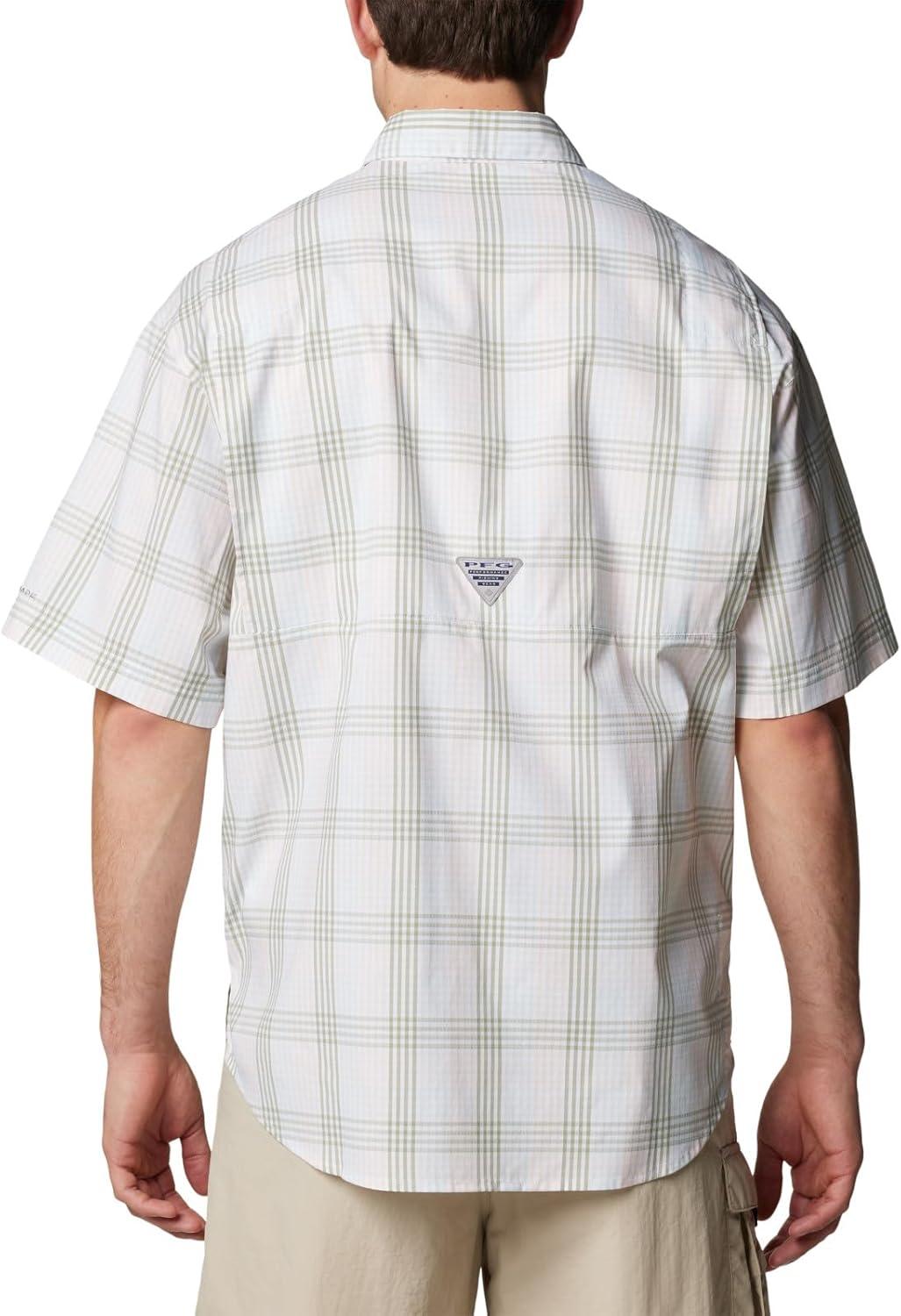 imageColumbia Mens Super Tamiami Long Sleeve ShirtSmokey Sage All Over Gingham