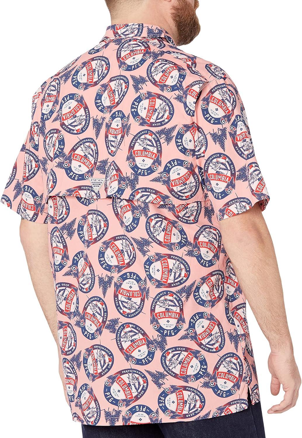 imageColumbia Mens Super Tamiami Long Sleeve ShirtSorbet Holiday Spirits Print