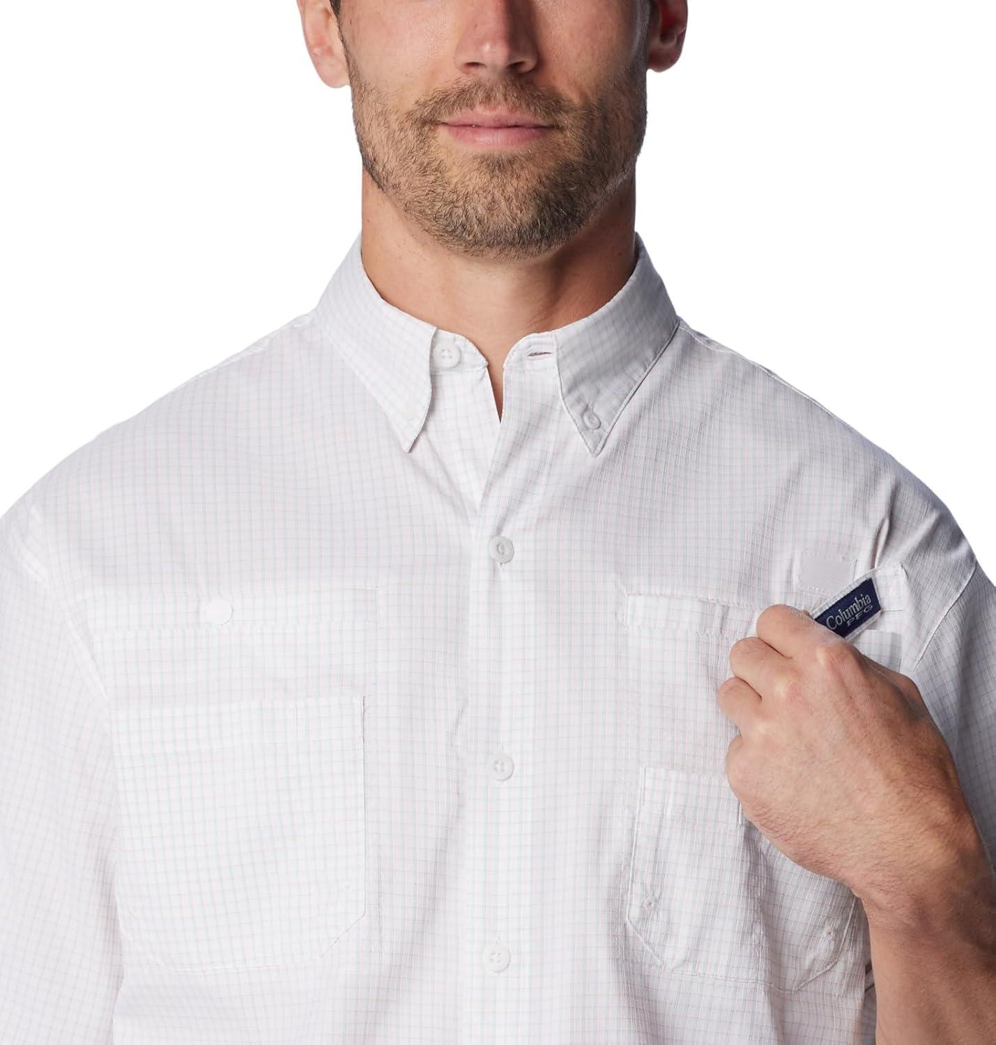 imageColumbia Mens Super Tamiami Long Sleeve ShirtSorbetMulti Gingham