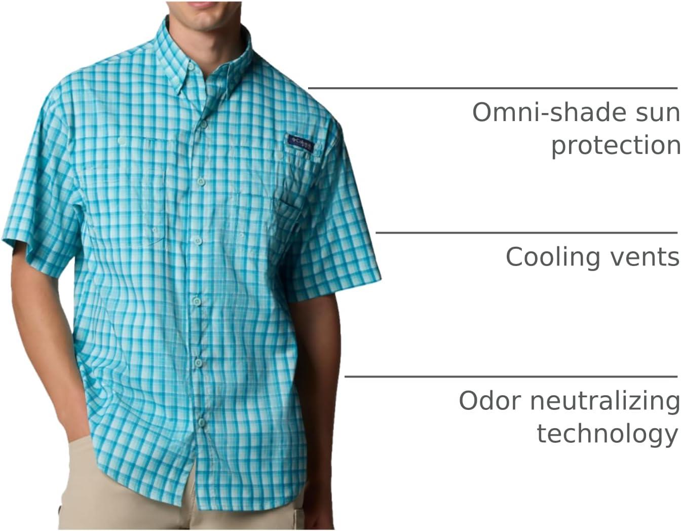 imageColumbia Mens Super Tamiami Long Sleeve ShirtSpray Gradient Check