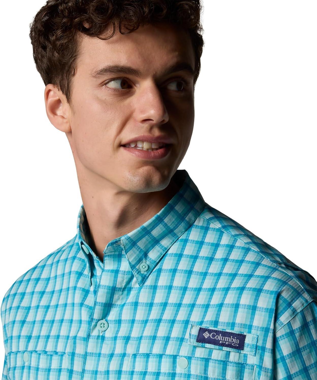 imageColumbia Mens Super Tamiami Long Sleeve ShirtSpray Gradient Check