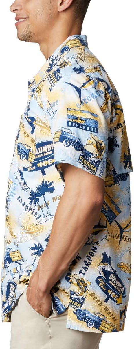 imageColumbia Mens Super Tamiami Long Sleeve ShirtSunlit Offshore Archive Print
