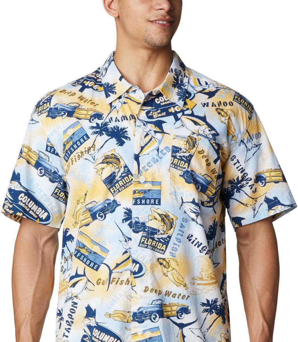 imageColumbia Mens Super Tamiami Long Sleeve ShirtSunlit Offshore Archive Print