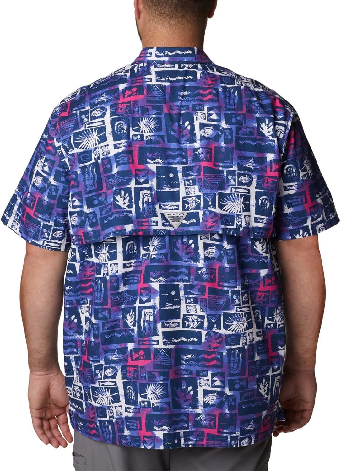 imageColumbia Mens Super Tamiami Long Sleeve ShirtViolet Sea Punked Fish