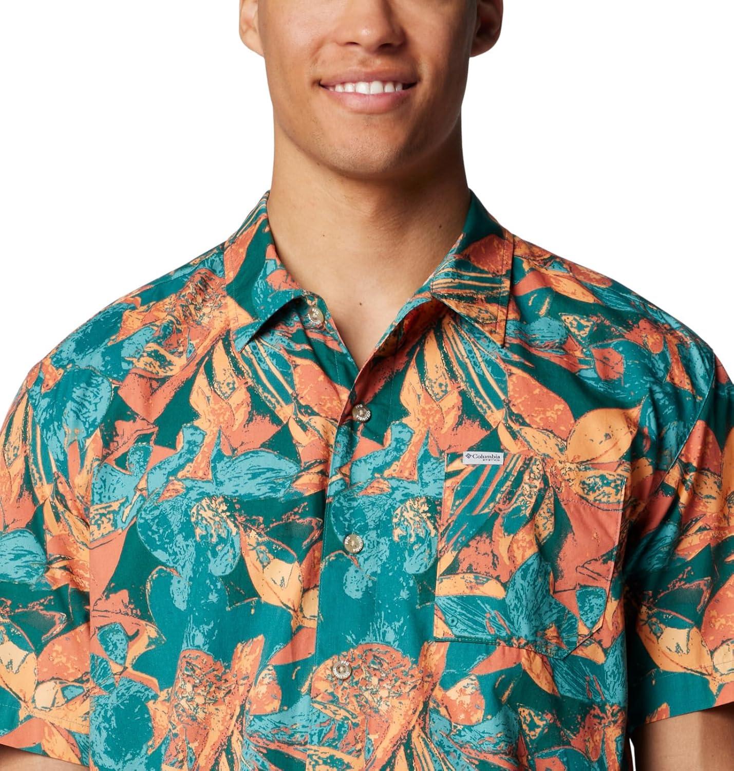 imageColumbia Mens Super Tamiami Long Sleeve ShirtWaterfall Paddledia