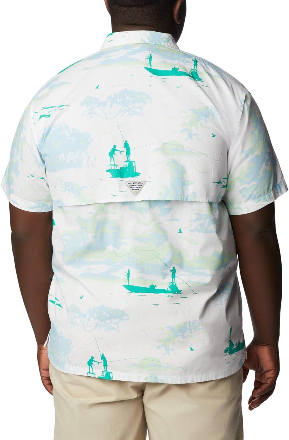 imageColumbia Mens Super Tamiami Long Sleeve ShirtWhite Casting Kings