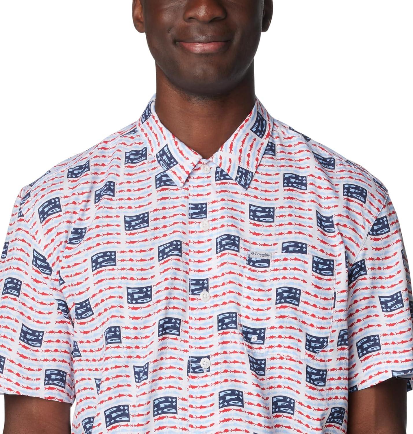 imageColumbia Mens Super Tamiami Long Sleeve ShirtWhitePfg Banner