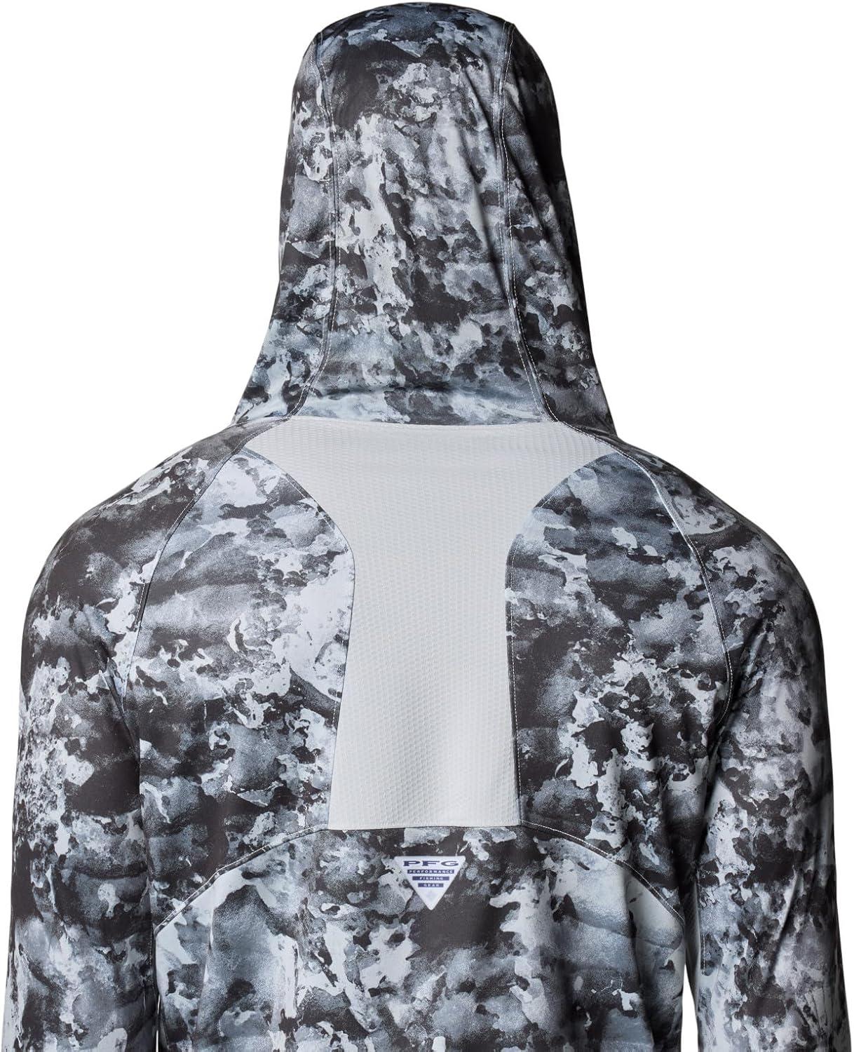 imageColumbia Mens Super Terminal Tackle Vent HoodieCool Grey Seamoss
