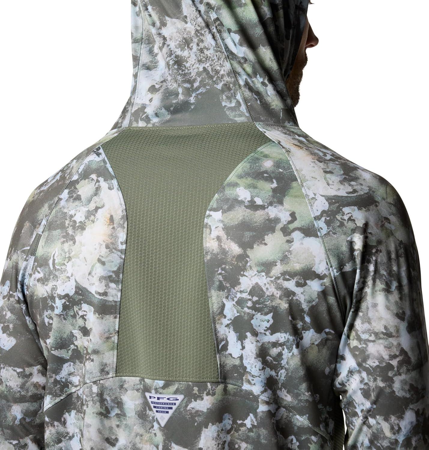 imageColumbia Mens Super Terminal Tackle Vent HoodieCypress Seamoss
