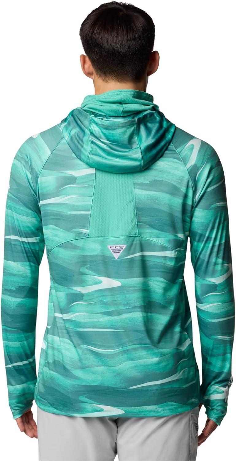 imageColumbia Mens Super Terminal Tackle Vent HoodieGlaze Green Obsidian