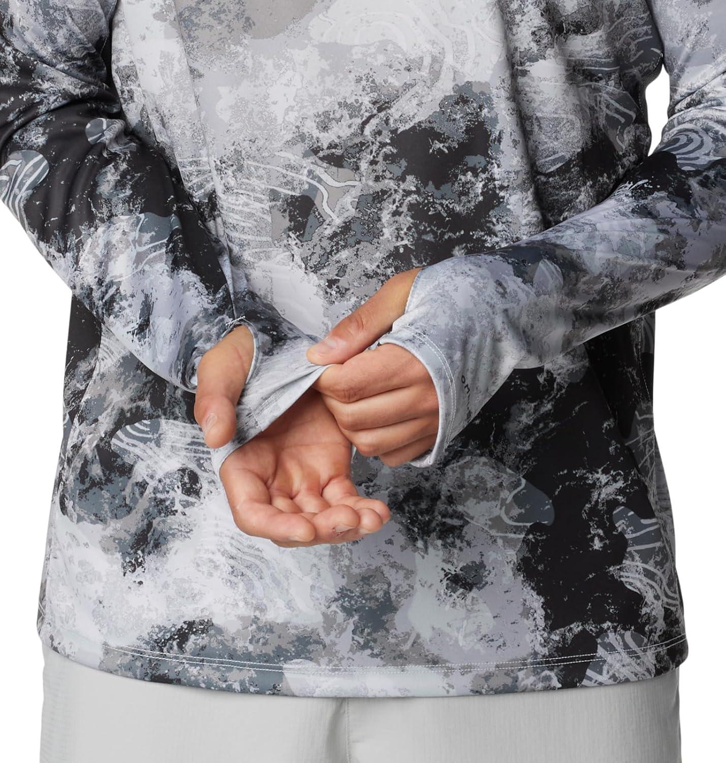 imageColumbia Mens Super Terminal Tackle Vent Long SleeveCool Grey Deepwaters Camo