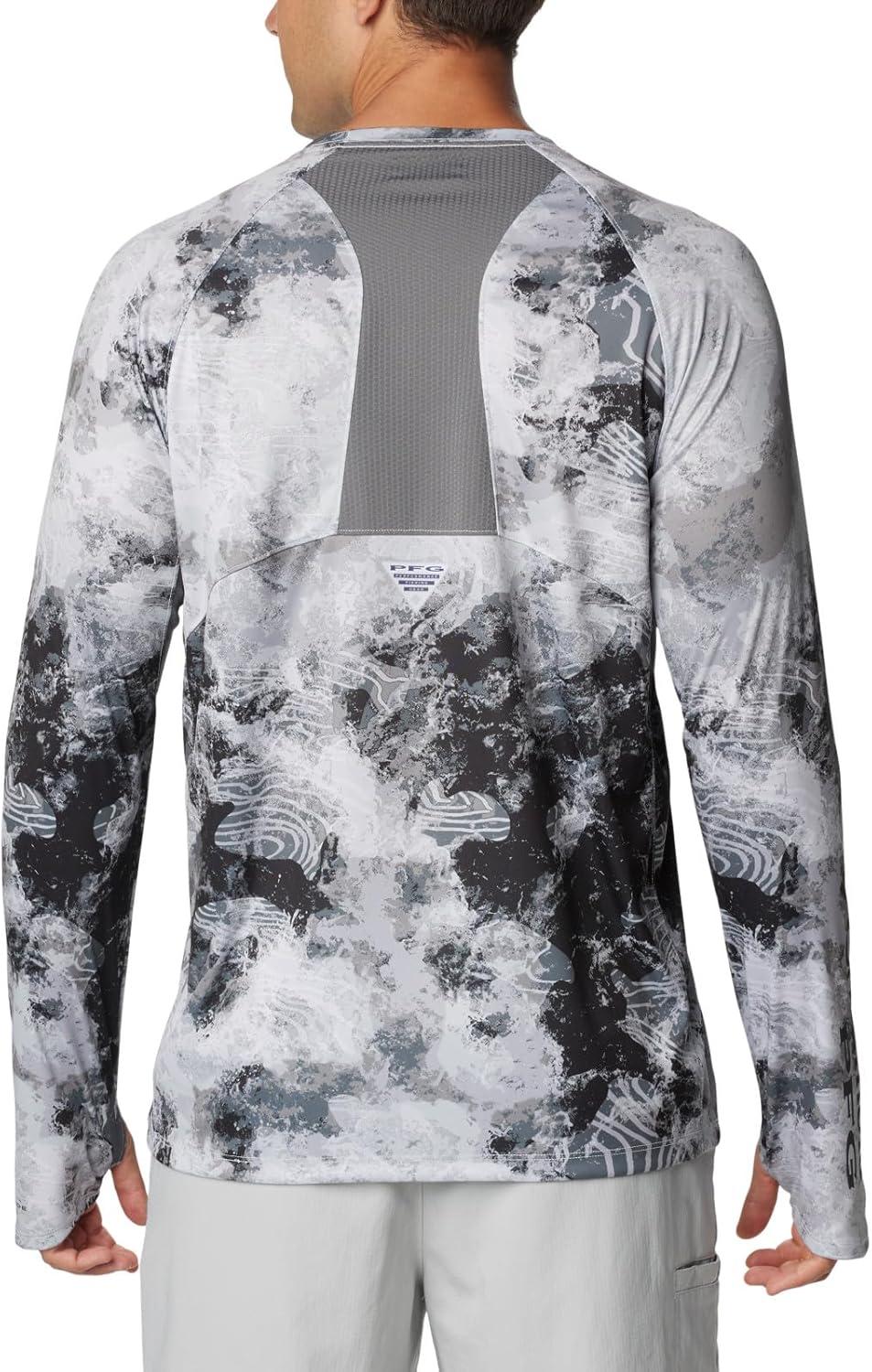 imageColumbia Mens Super Terminal Tackle Vent Long SleeveCool Grey Deepwaters Camo