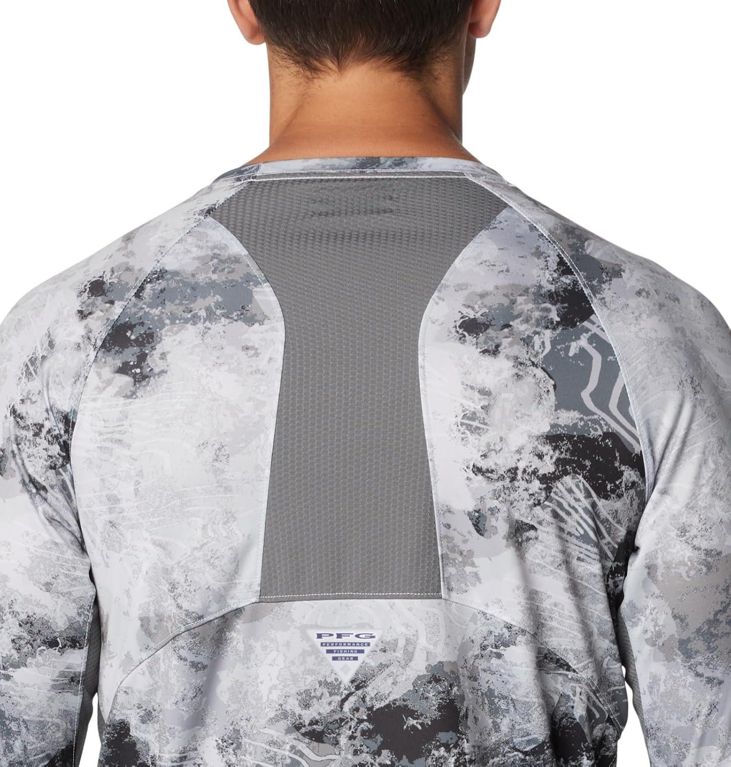 imageColumbia Mens Super Terminal Tackle Vent Long SleeveCool Grey Deepwaters Camo