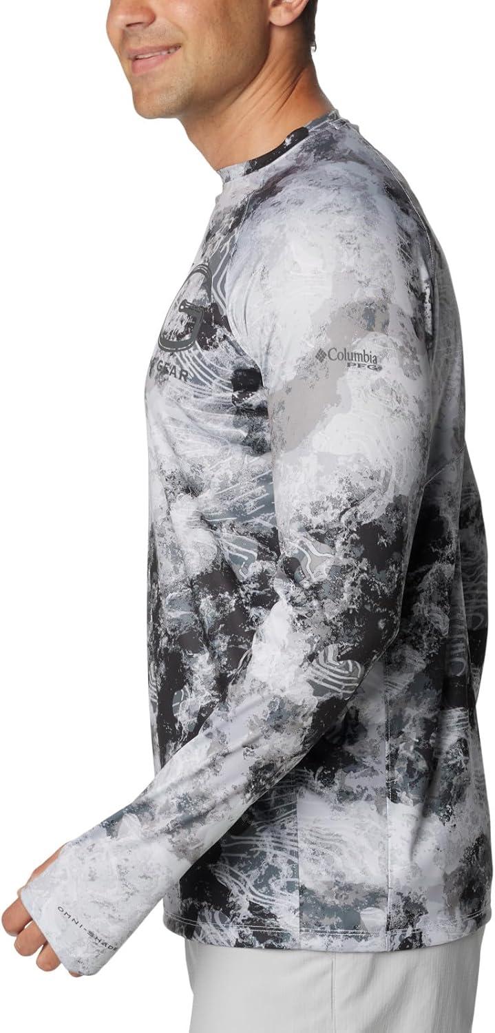 imageColumbia Mens Super Terminal Tackle Vent Long SleeveCool Grey Deepwaters Camo