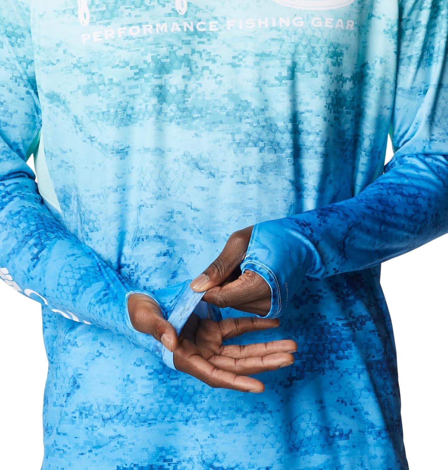 imageColumbia Mens Super Terminal Tackle Vent Long SleeveGulf Stream Pfg Camo Gradient