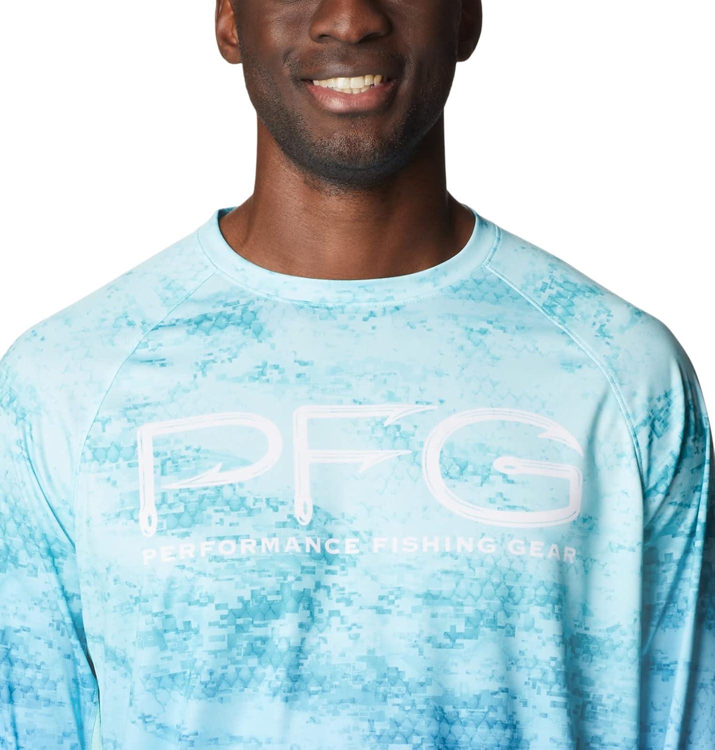 imageColumbia Mens Super Terminal Tackle Vent Long SleeveGulf Stream Pfg Camo Gradient