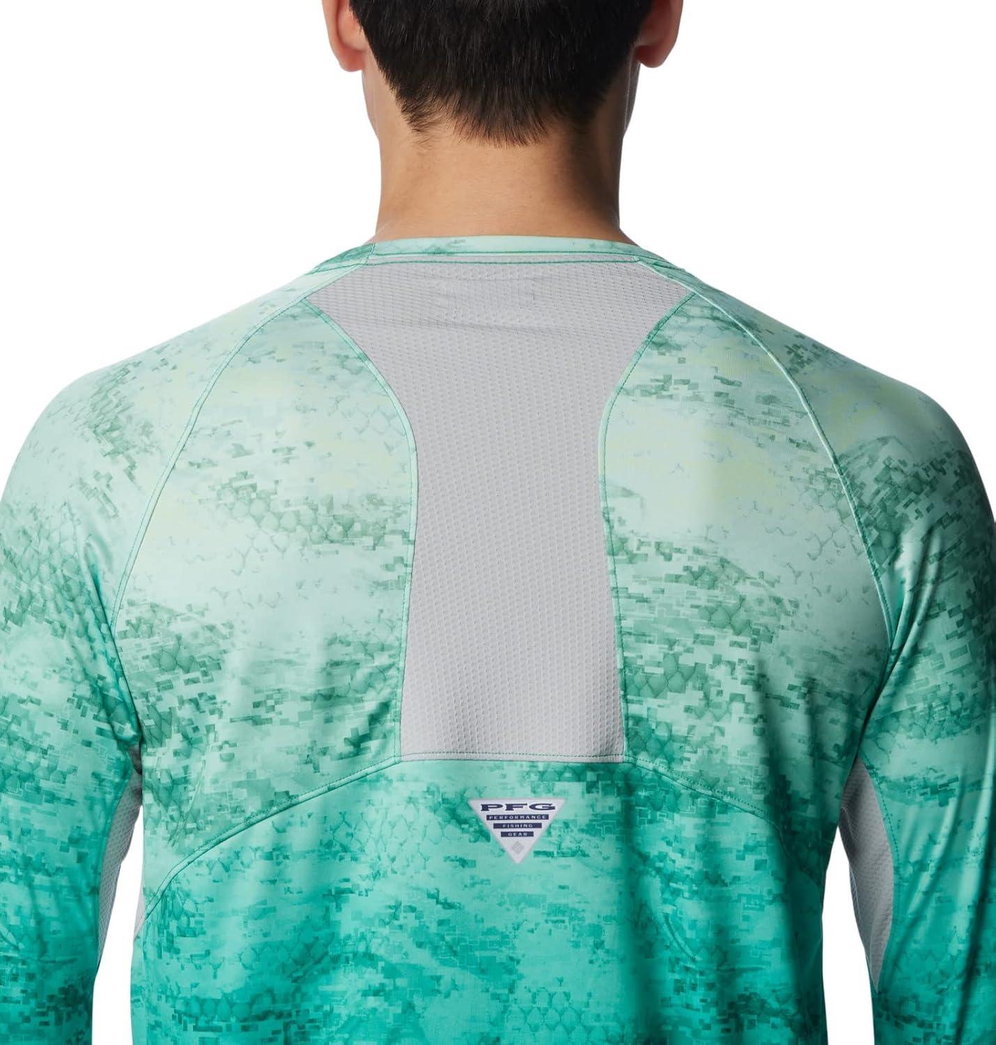 imageColumbia Mens Super Terminal Tackle Vent Long SleeveKey West Pfg Camo Gradient