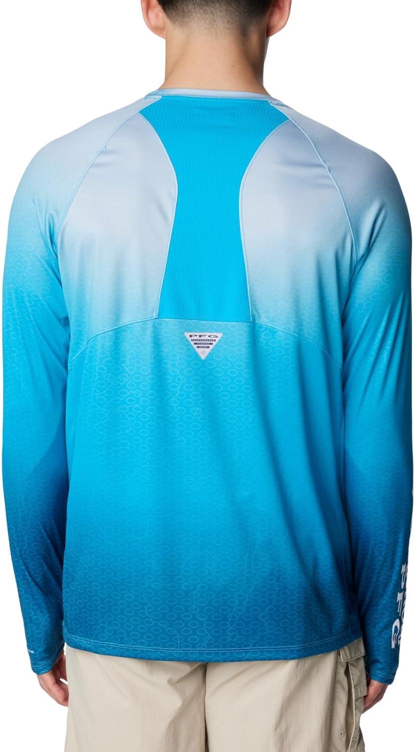 imageColumbia Mens Super Terminal Tackle Vent Long SleeveOcean Blue Terminal Techcamo