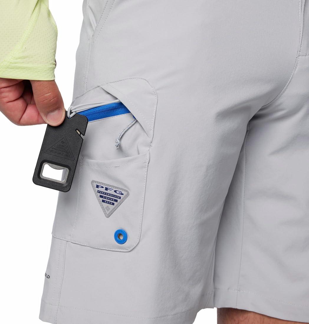 imageColumbia Mens Terminal Tackle II ShortCool GreyVivid Blue