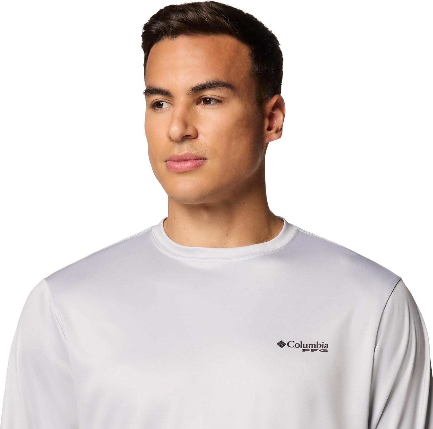 imageColumbia Mens Terminal Tackle PFG Fish Shine Long SleeveCool GreyPfg Trout Shine