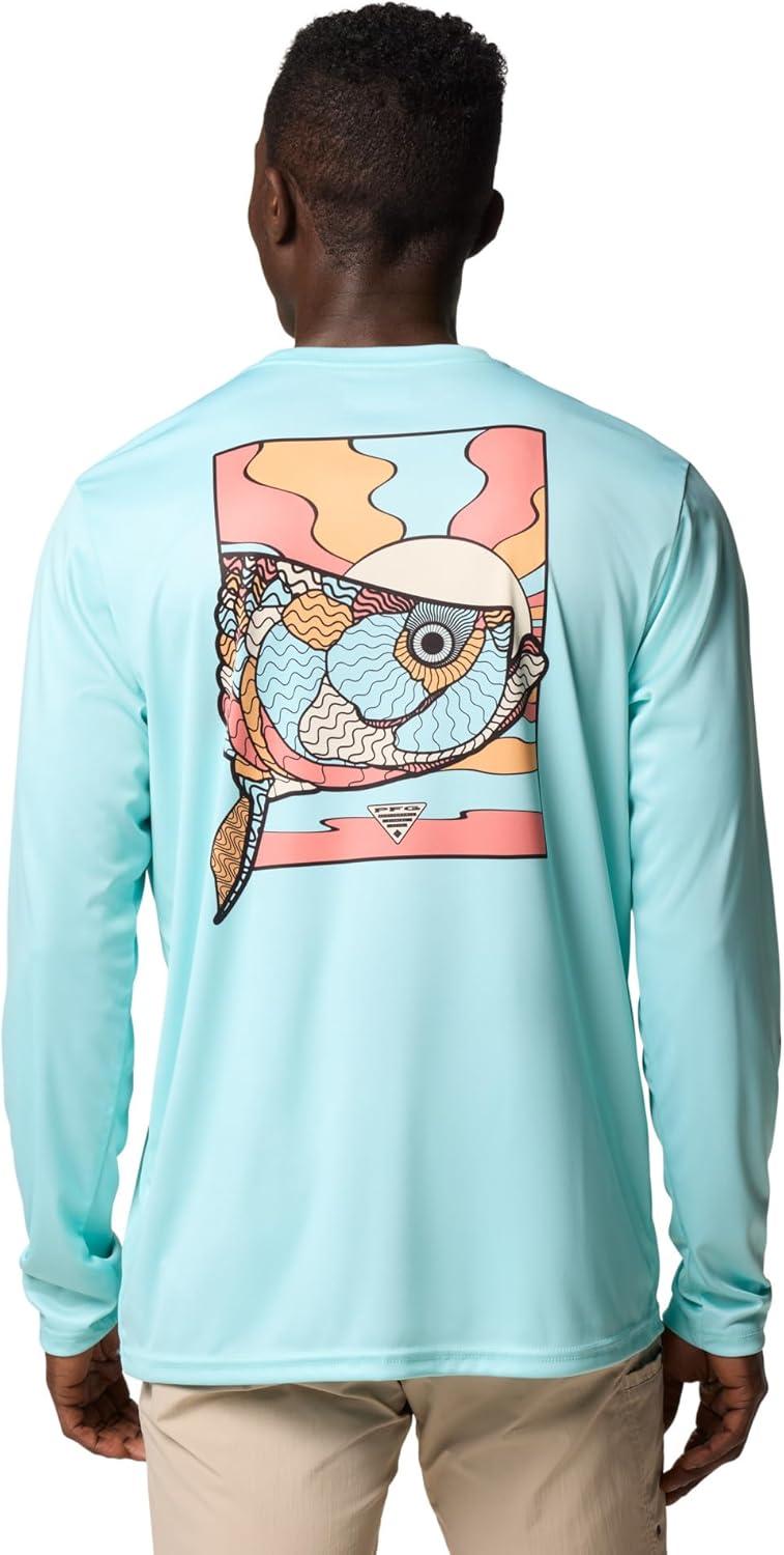 imageColumbia Mens Terminal Tackle PFG Fish Shine Long SleeveGulf StreamPfg Tarpon Shine