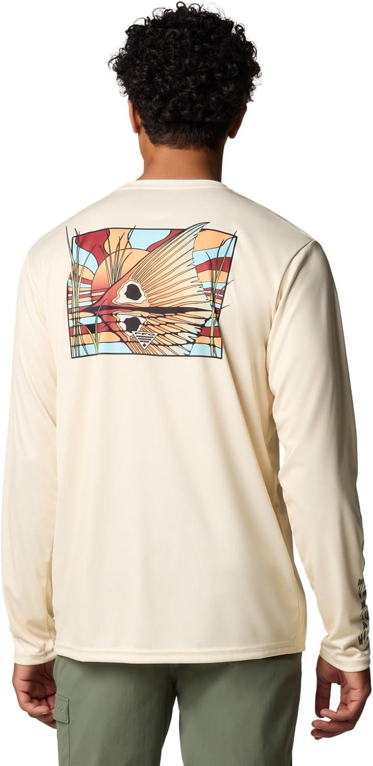 imageColumbia Mens Terminal Tackle PFG Fish Shine Long SleeveLemon WashPfg Redfish Shine