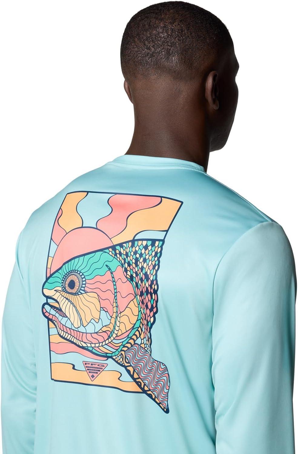 imageColumbia Mens Terminal Tackle PFG Fish Shine Long SleeveSprayPfg Trout Shine