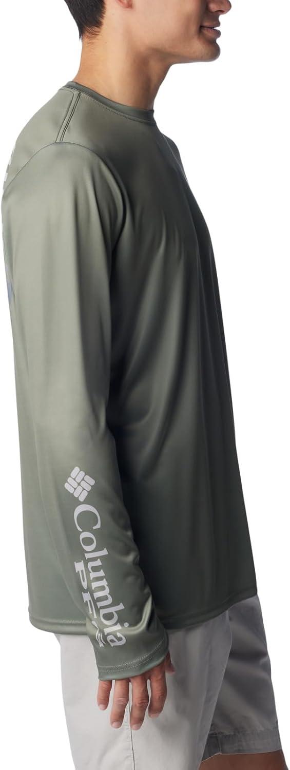imageColumbia Mens Terminal Tackle PFG Fish Star Long SleeveCypressGraphite Trout Gradient